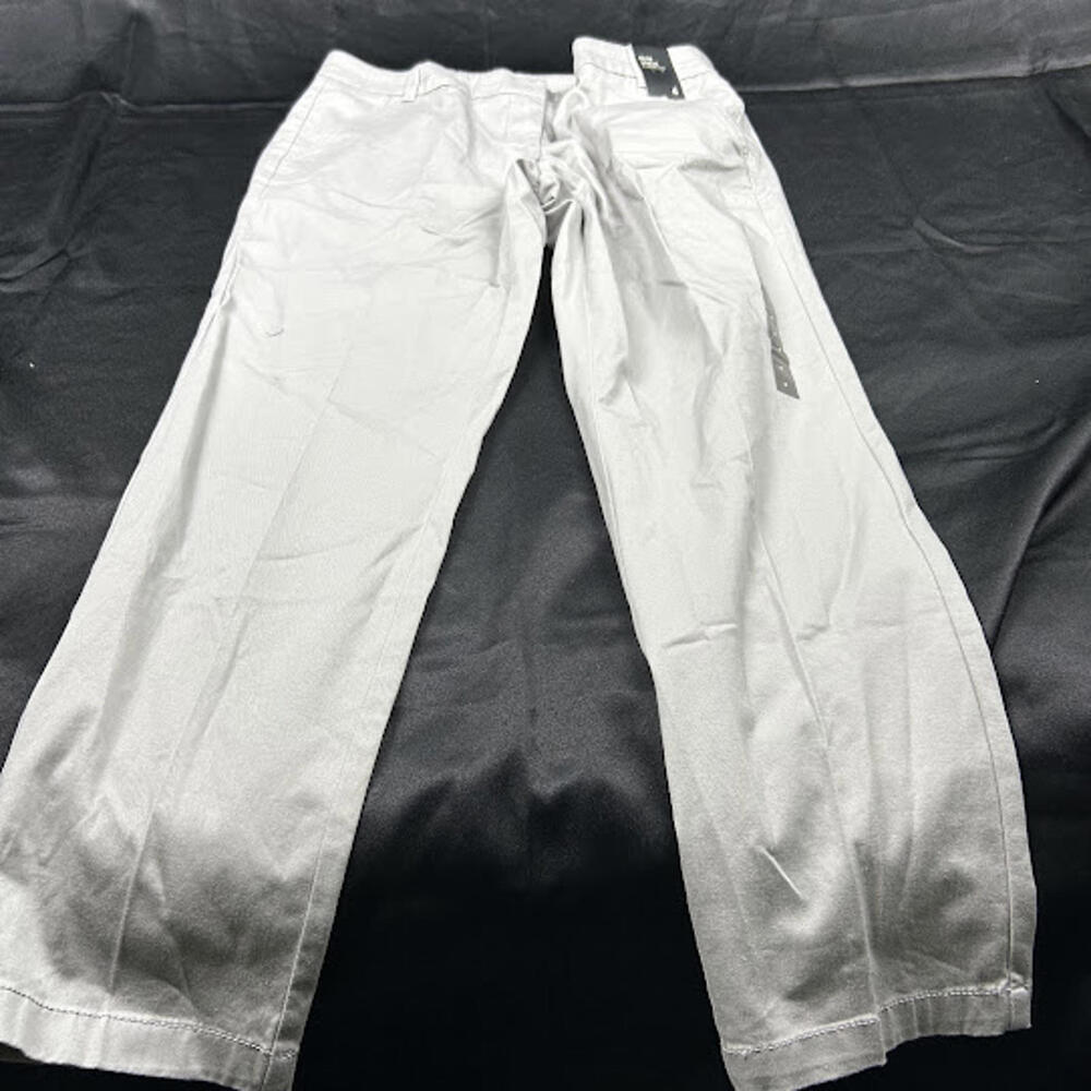 NWOT Slim Ankle Chino Pants Womens 4 Light Gray Khaki Stretch Trousers New